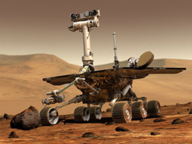 Robô em Marte.