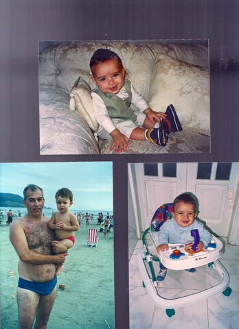 Natação pela primeira vez.