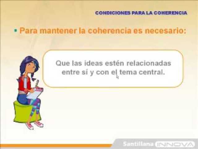 Coherencia en el texto