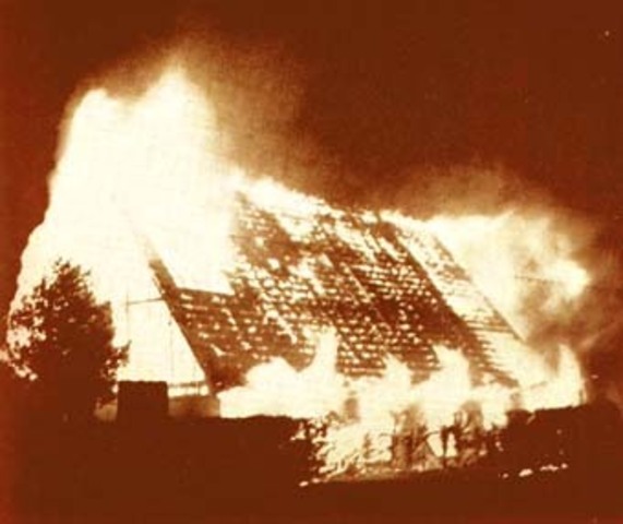 Burning of Armenian shops
