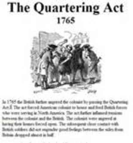 quartering act 1765