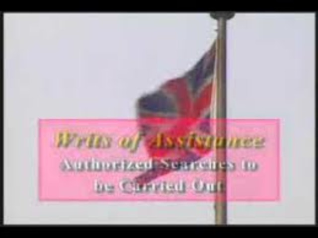 Writs of assistances 1767-