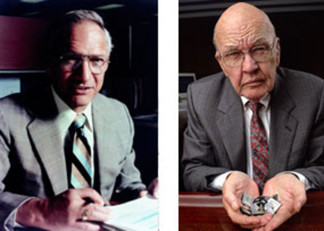 Jack Kilby & Robert Noyce invented the intergrated circuit