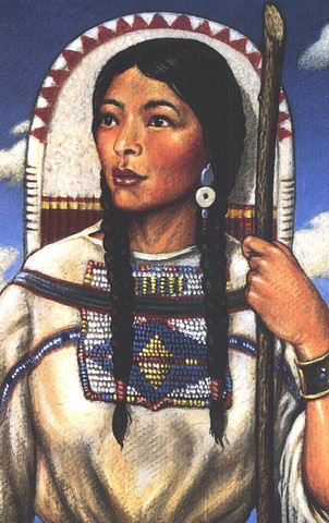 Sacagawea is Captured and Sold to be Toussaint Charbonneau's wives