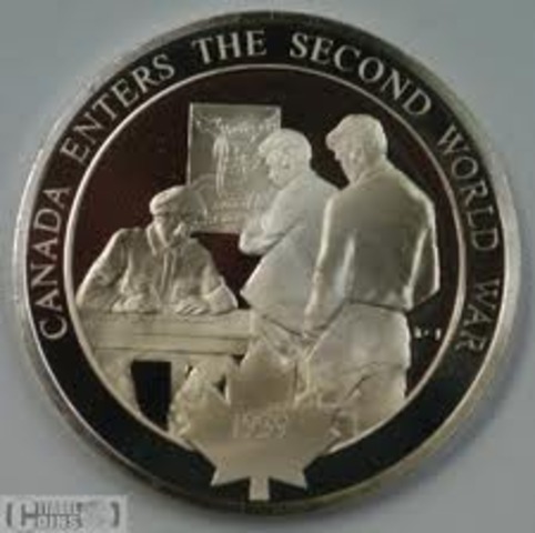 Canada enters the War