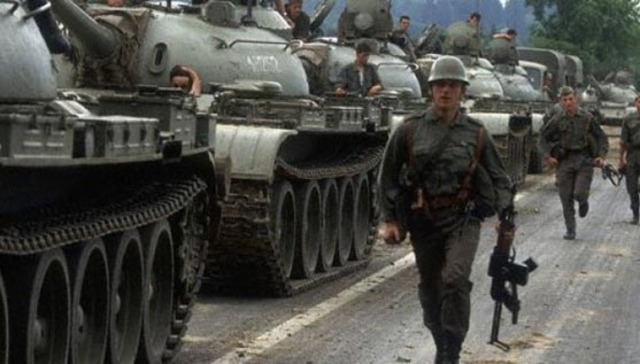 JNA forces concentrate in Bosnia and Herzegovina