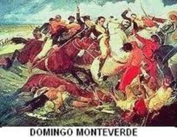 Defeation of Domingo Monteverde Spanish Army