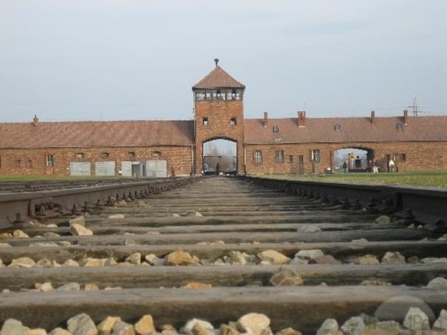In front of us, those flames. In the air, the smell of burning flesh. It must have been around midnight. We had arrived. In Birkenau " (Wiesel 28).