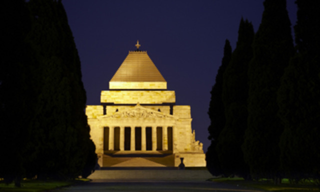 The Shrine of Remembrance is built.