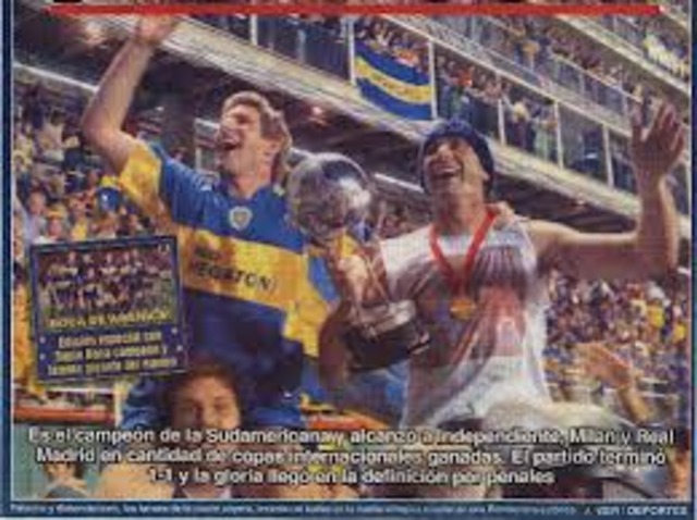 Boca campeón sudamericana 2004