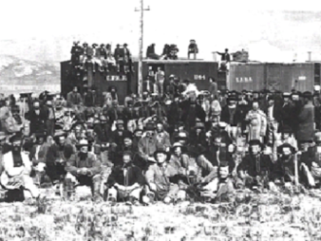 Workers finish Construction