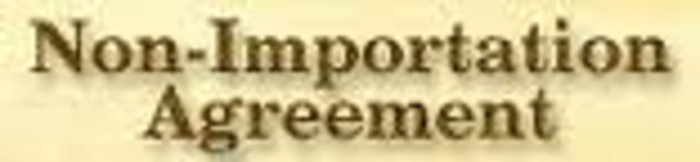 Nonimportation Agreements