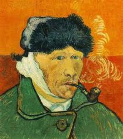 Van Gogh se mutila la oreja