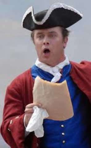 The declaration of independence is read publicaly