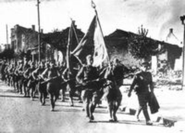 Город был освобождён 8 июля 1944 года от фашистких захватчиков