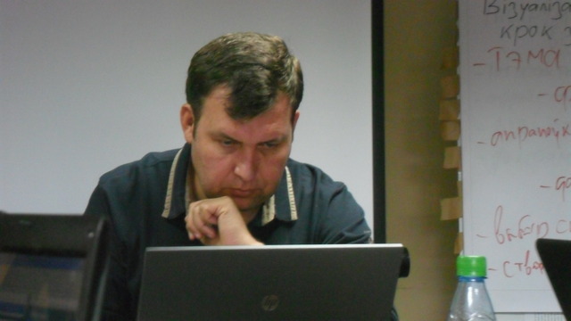 Витовт Рудник провел занятие в ШМЖ.