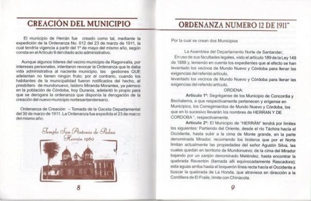 Herran como municipio