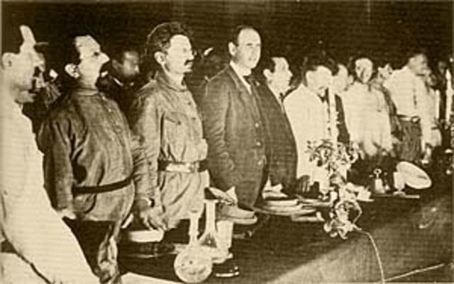 Trotsky and Zinoviev were expelled from the Communist Party.