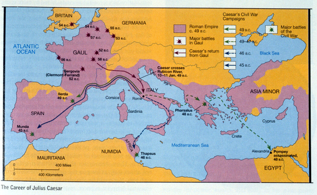 Julius Ceaser, Dictator of Rome Climax and Death