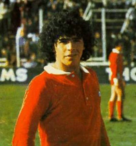 Debut en la primera división de fútbol