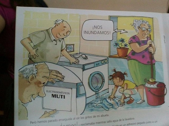 Inundación en el piso