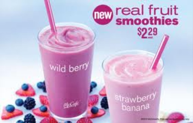 Jack in the box now sells real fruit smoothies