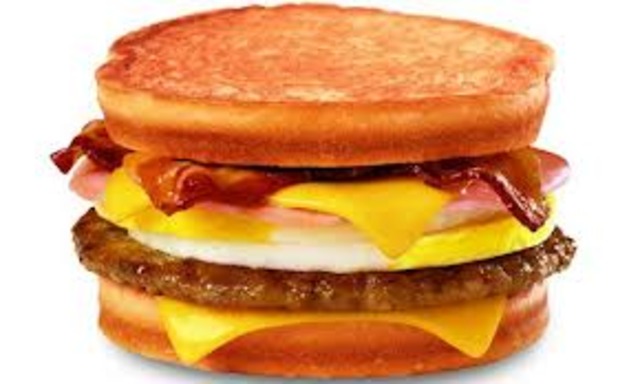Jack in box is the first fast food chain to sell breakfast.