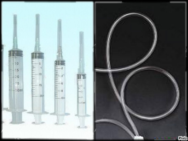Ensamble de Jeringas y Mangueras
