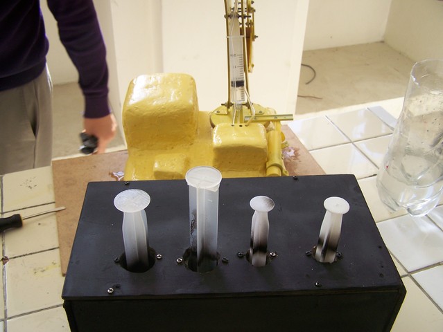 Comprobar el funcionamiento con las jeringas