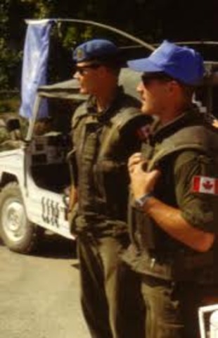 Canadian Peace-Keepers in Bosnia