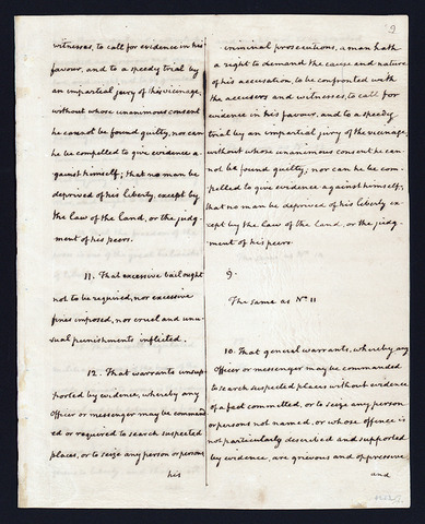 Declaration of Rights Draft