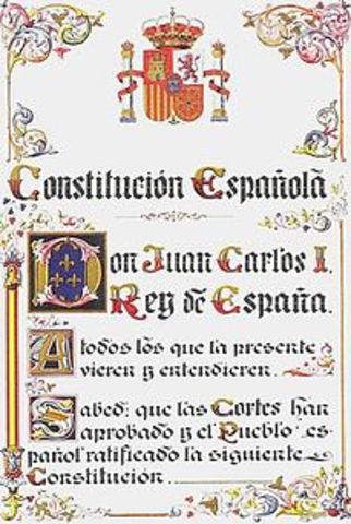 Spain becomes a Constitutional Democracy