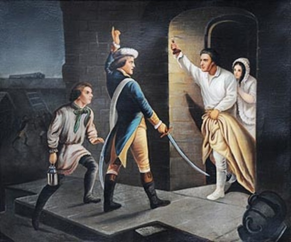 Benedict Arnolds Ticonderoga Fort seizure