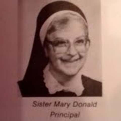 Sister Mary Donald Mruk becomes principal.