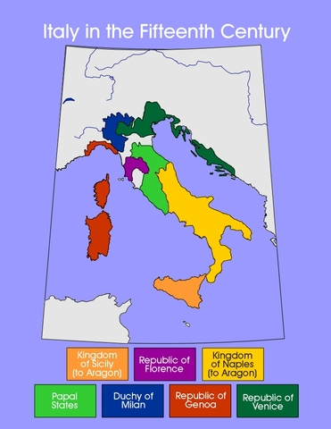 Italy is divided
