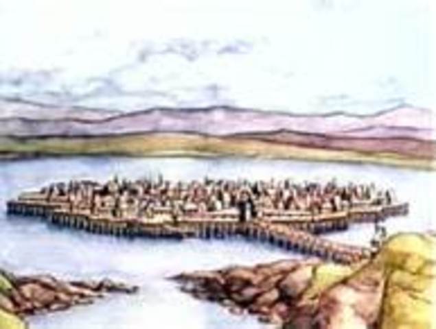 The dwarves are recieved in Lake-down with a celebration.