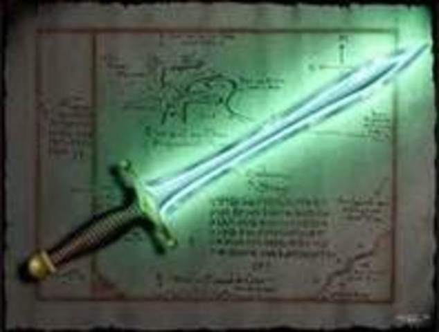 Bilbo, Gandlaf, and Thorin get Elven-made Goblin-slayers.