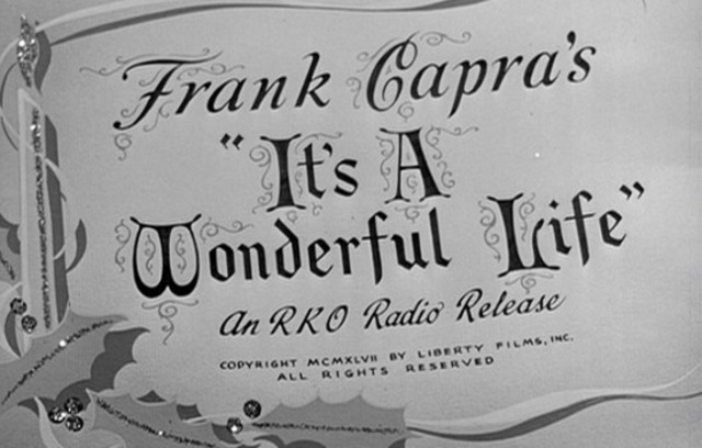 It's A Wonderful Life.