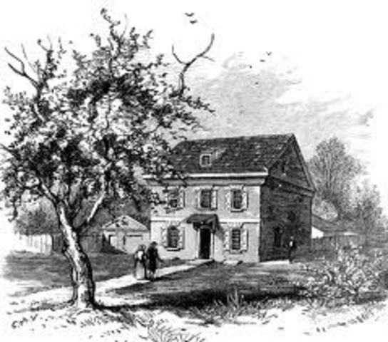 THOMAS PAINE MEETS BENJAMIN FRANKLIN IN LONDON WHO HELPS HIM MOVE TO PHILADELPHIA