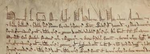 Magna Carta is signed