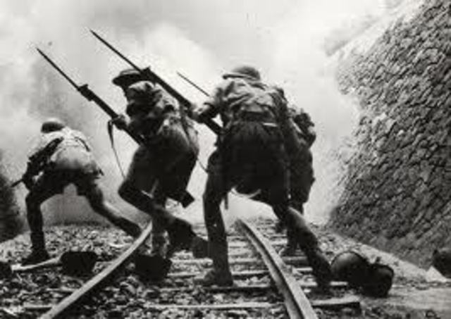 Las líneas alemanas son rotas cerca del Somme