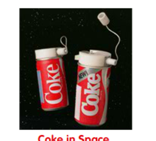 First Soft Drink in Space