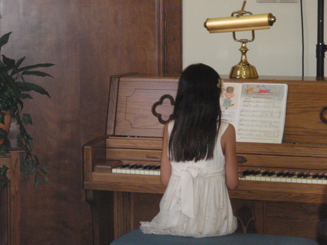Erin's First Piano Recital