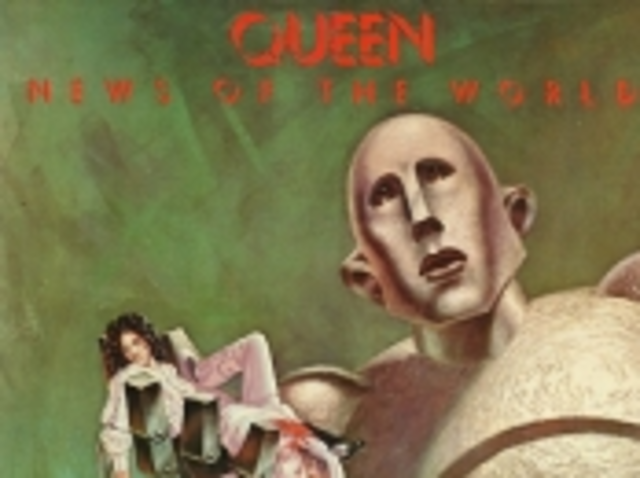 SIXTH ALBUM: NEWS OF THE WORLD, WE WILL ROCK YOU AND WE ARE THE CHAMPIONS