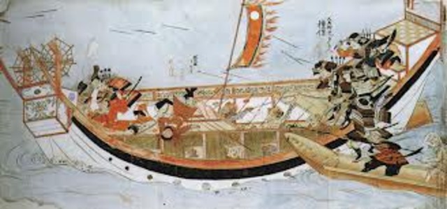 Mongols Invading Japan