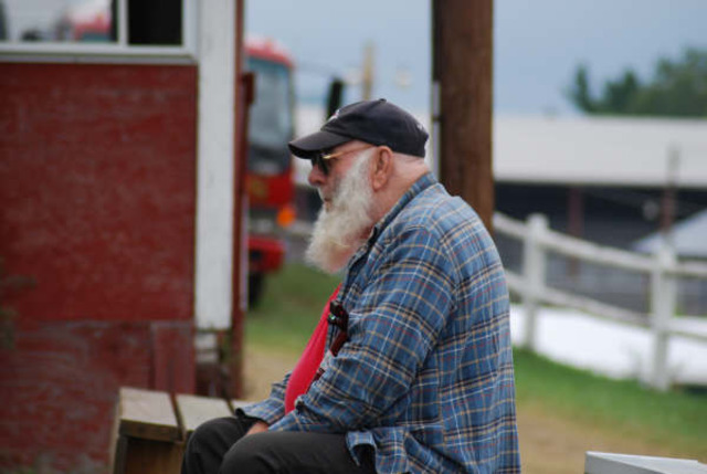 Grandpa took a little extra time