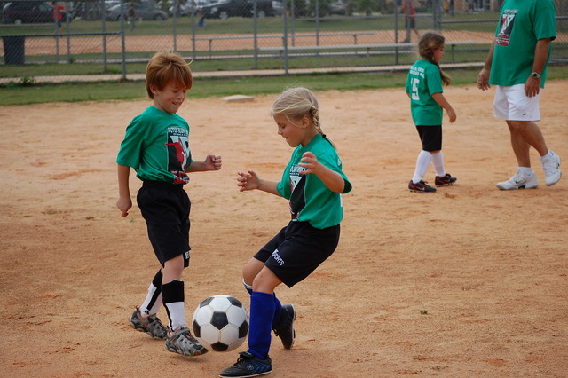 Mitchell's first soccer team