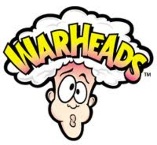 Had my first war heads, i am told i made really funny faces.