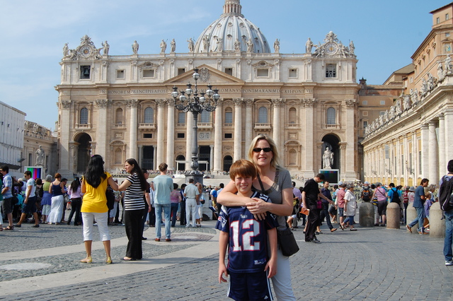 Mitchell in Rome, Italy 10 years later