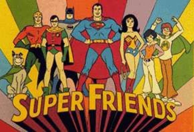 "Super Friends" cartoons span over a decade
